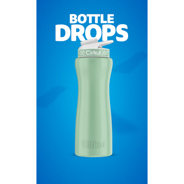 Limited Edition: 22oz. Mint Green Stainless Steel Bottle & Lid